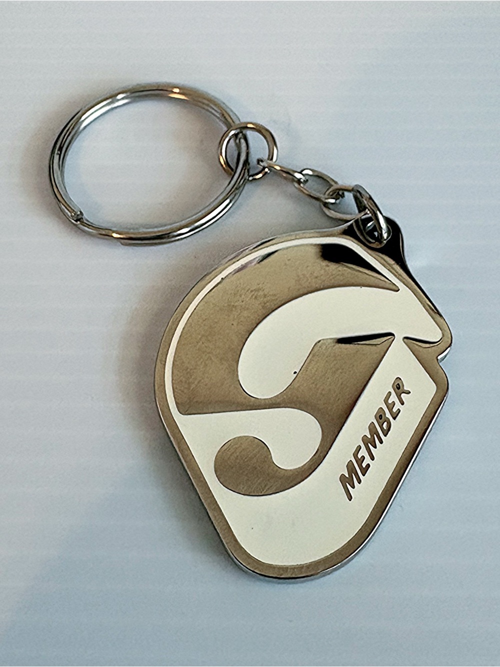Glossier Membership Keychain